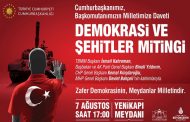 Demokrasi ve Şehitler Mitingi