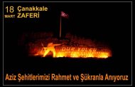 Aziz Şehitlerimizi Rahmet ve Şükranla Anıyoruz