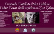 Erzurumlu Emrah'tan Cahit Külebi'ye Halk Aşıkları ve Şiir Şöleni
