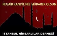 Regaip Kandiliniz Mübarek Olsun