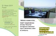 Geleneksel Hayırlı Kahvaltımıza Bekliyoruz