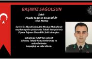 Tokat'tan Son Şehidimiz Piy. Teğmen Sinan Bilir