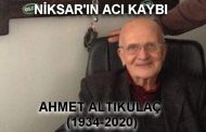 Vefat ve Başsağlığı; Ahmet ALTIKULAÇ