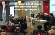 Vefat ve Başsağlığı; Asım Uzun