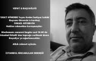 Vefat ve Başsağlığı; İsmail GÜVERCİN
